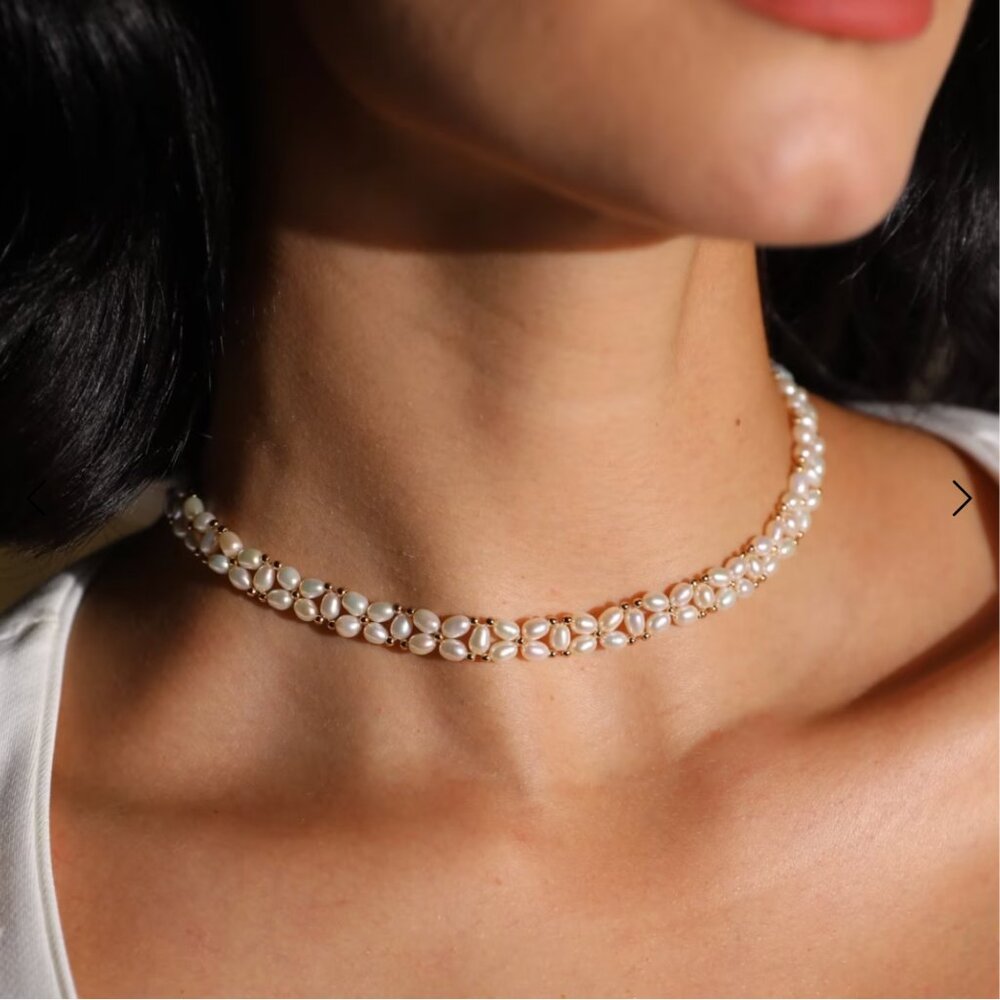Retro Chic- Princess Anna Pearl Necklace NEW